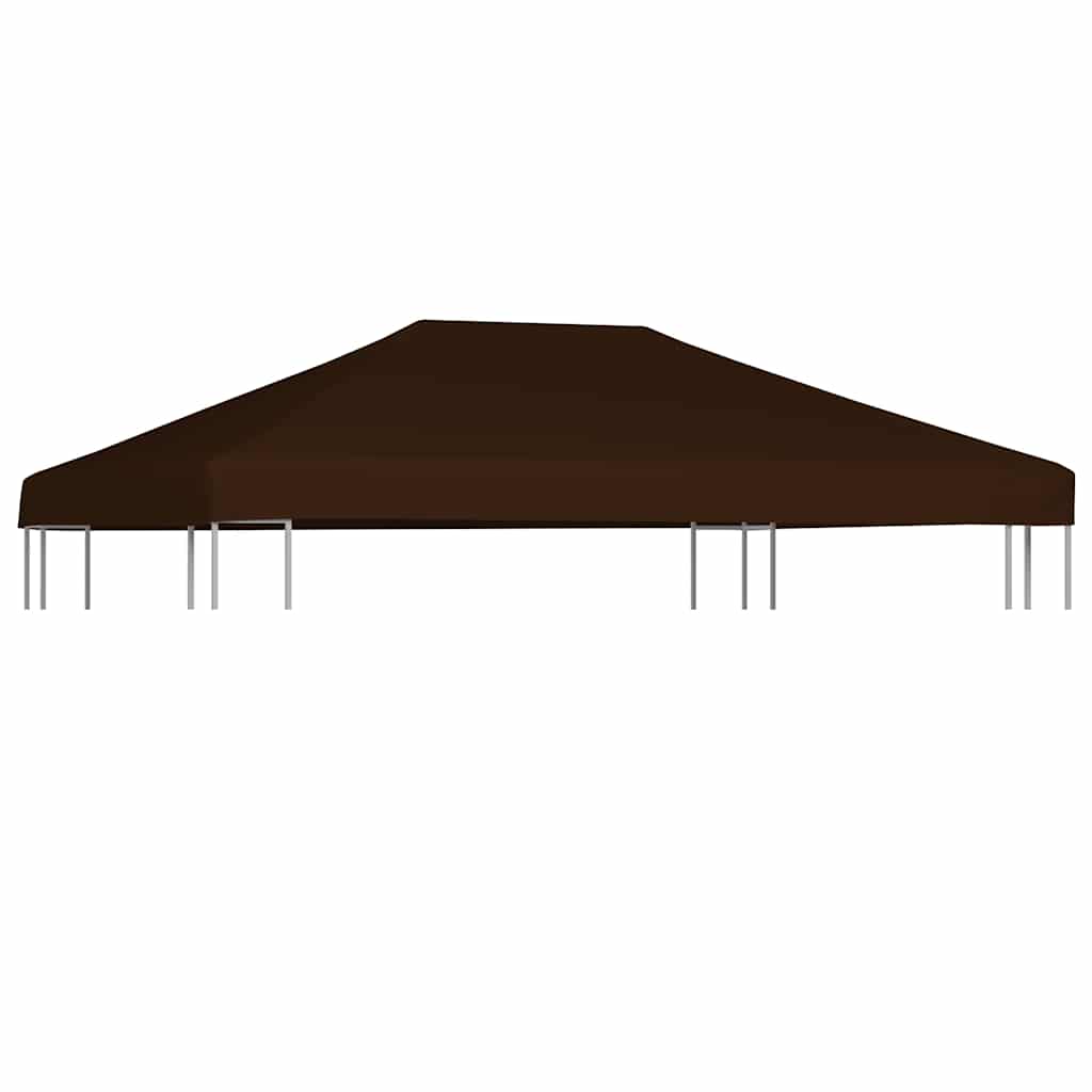 Pavillondach 310 g / m² 3x4 m Braun