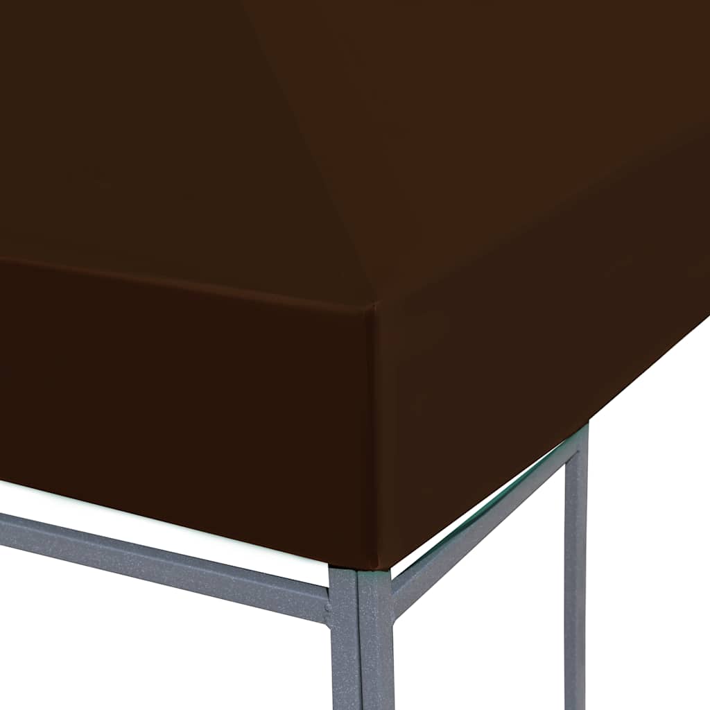Pavillondach 310 g / m² 3x4 m Braun
