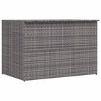 Garden-Auflagenbox Grau 150x100x100 cm Poly Rattan