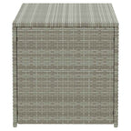 Gartenbox Poly Rattan 100x50x50 cm Grau