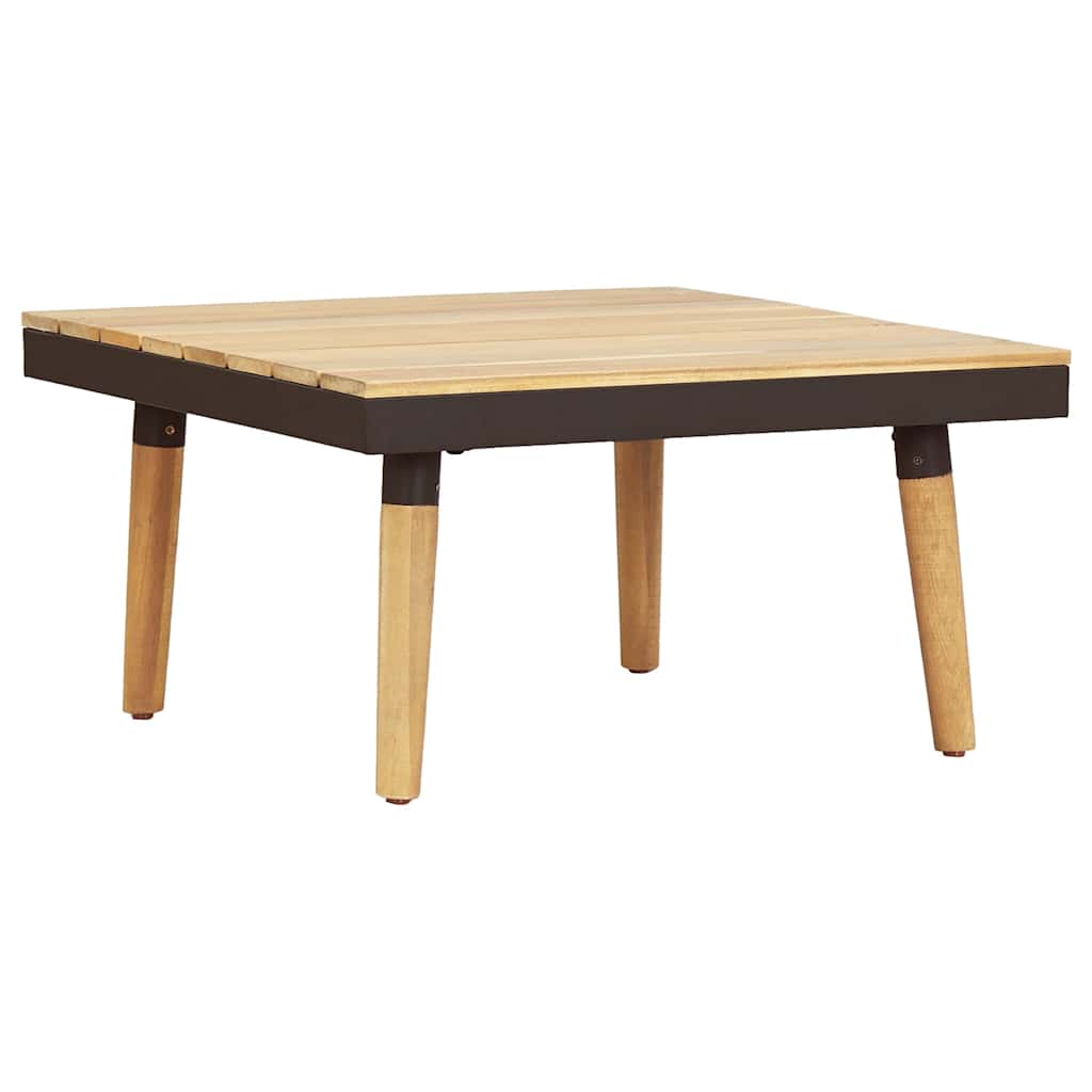 7-tlg. Garten-Lounge-Set mit Kissen Massivholz Akazie Braun