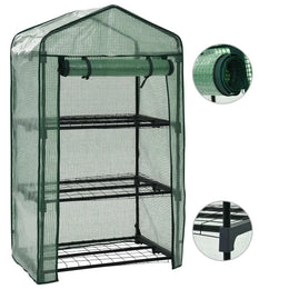 vidaXL 3-stufiges Mini-Gewächshaus 69 x 49 x 125 cm