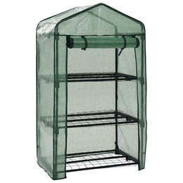vidaXL 3-stufiges Mini-Gewächshaus 69 x 49 x 125 cm
