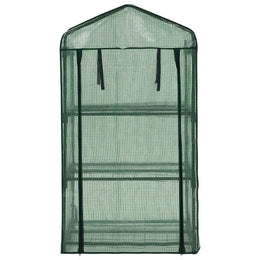 vidaXL 3-stufiges Mini-Gewächshaus 69 x 49 x 125 cm