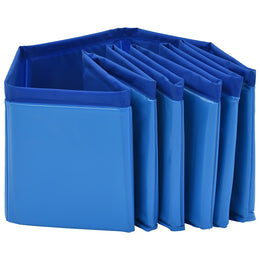 vidaXL Hundepool Faltbar Blau 80 x 20 cm PVC