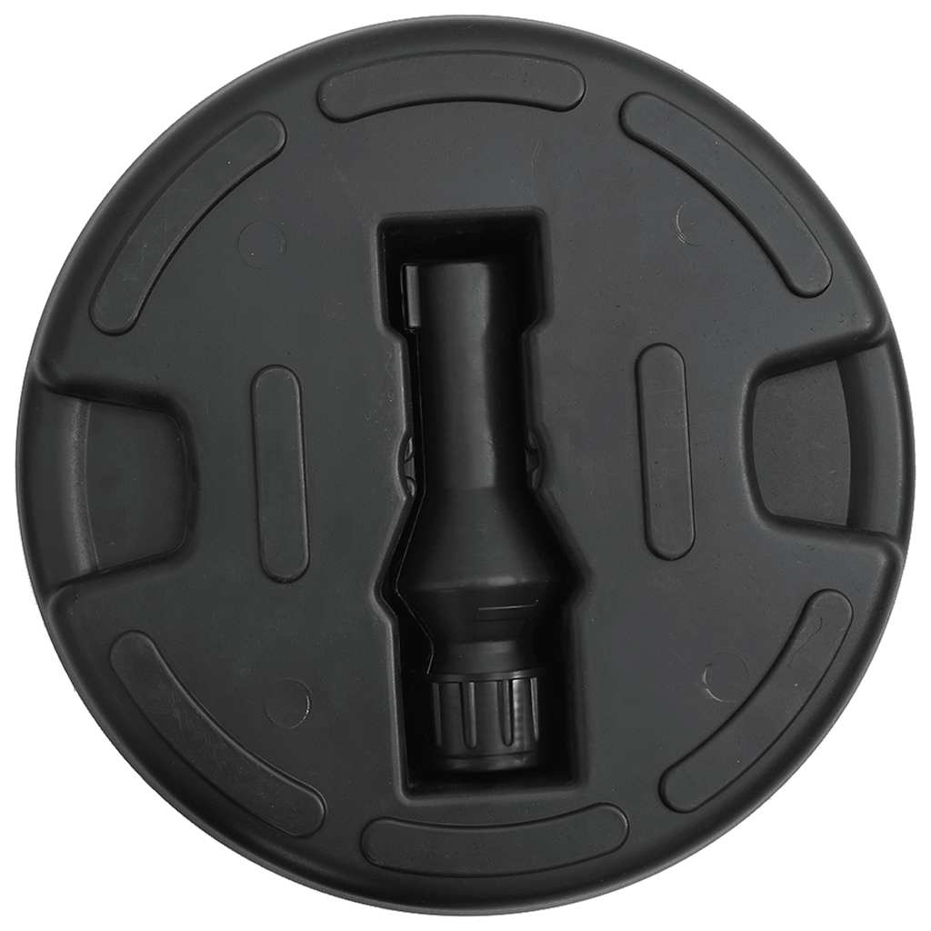 Sonnenschirmständer Sand/Wasser 15 L Schwarz