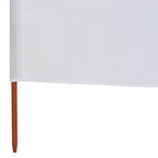 9-teiliges Windschutzgewebe 1200 x 160 cm Sandweiß