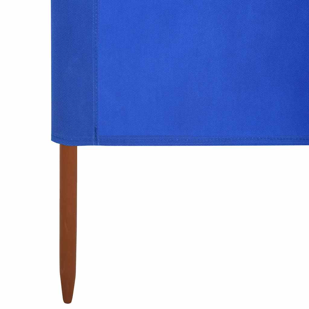 9-teiliges Windschutzgewebe 1200 x 160 cm Azurblau