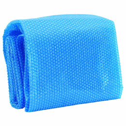vidaXL Poolabdeckung Blau 356 cm PE