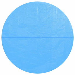 vidaXL Poolabdeckung Blau 356 cm PE