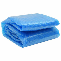 vidaXL Poolabdeckung Blau 527 cm PE