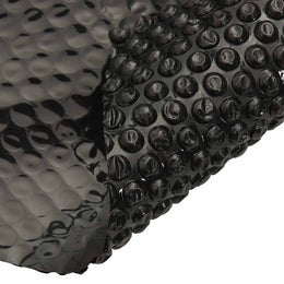 vidaXL Poolabdeckung Schwarz 300 cm PE