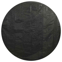 vidaXL Poolabdeckung Schwarz 549 cm PE