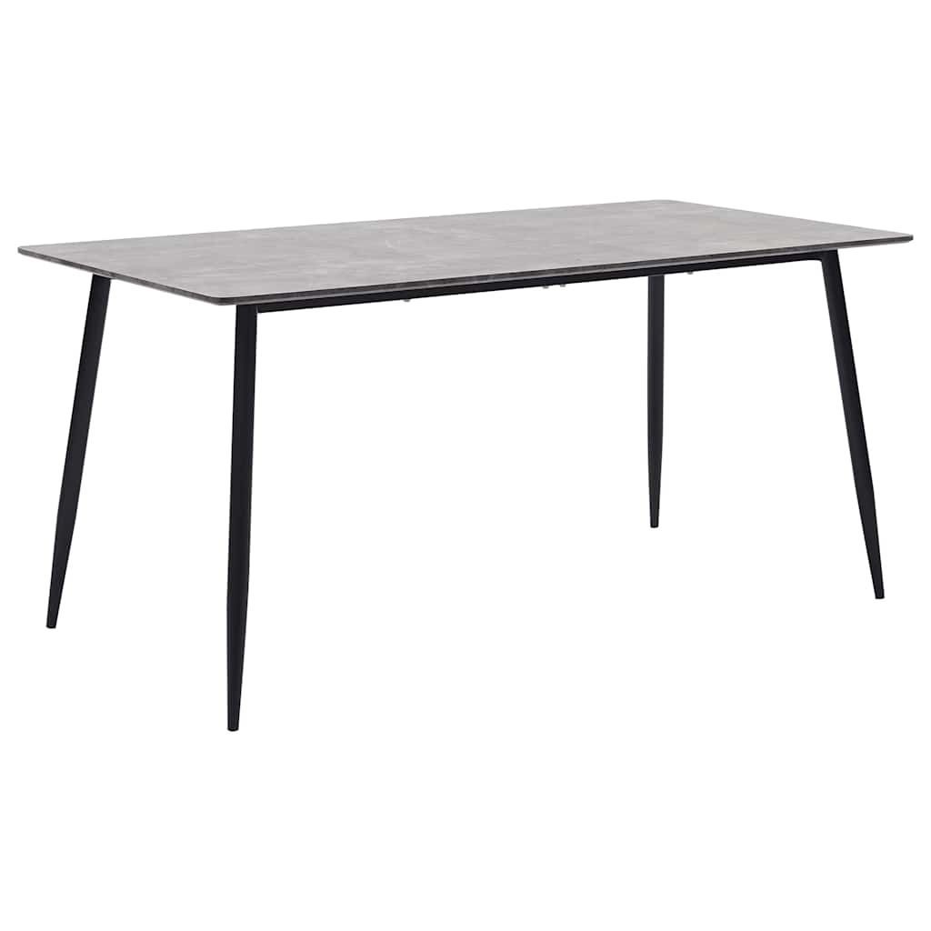 Esstisch Grau 160×80×75 cm MDF