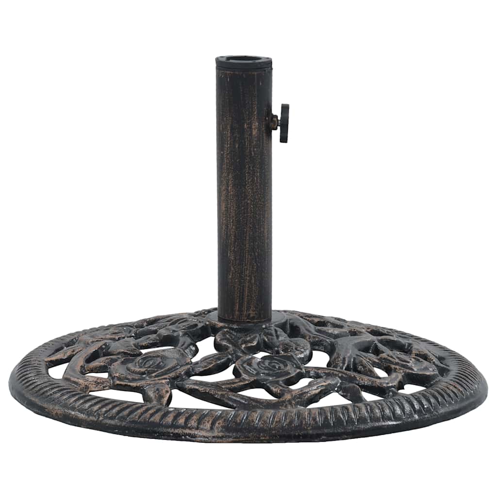 Sonnenschirmständer Bronze 12 kg 48 cm Gusseisen