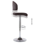 Barhocker Braun Kunstleder