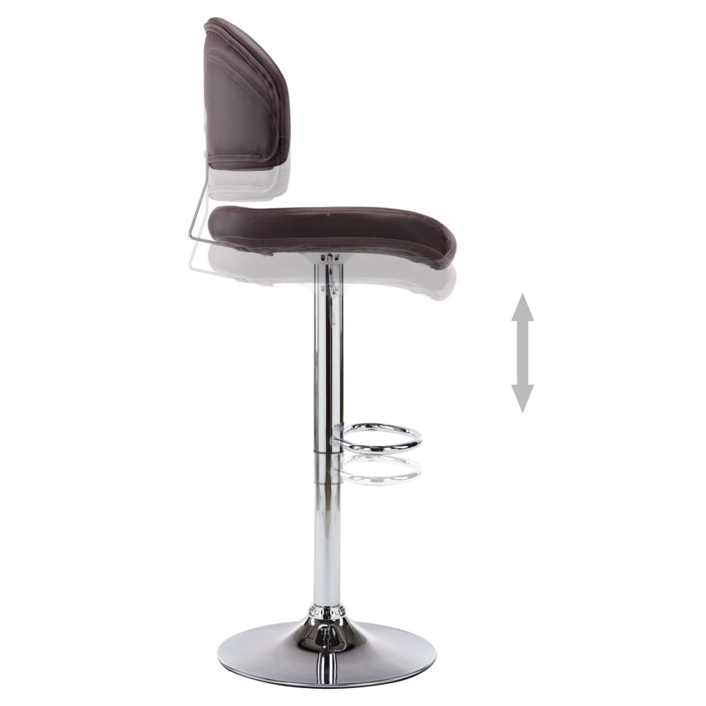 Barhocker Braun Kunstleder