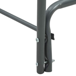 vidaXL Brennholzregal Anthrazit 120×35×120 cm Stahl