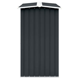 vidaXL Brennholzlager Verzinkter Stahl 330 x 92 x 153 cm Anthrazit