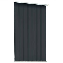 vidaXL Brennholzlager Verzinkter Stahl 163 x 83 x 154 cm Anthrazit