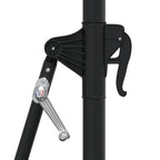 Sonnenschirm zur Wandmontage mit Metall-Mast 300 cm Blau