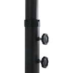 Sonnenschirm mit Aluminium-Mast 460x270 cm Blau