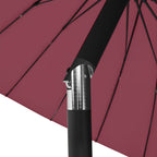 Sonnenschirm mit Aluminium-Mast 270 cm Bordeauxrot