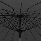 Sonnenschirm mit Aluminium-Mast 270 cm Schwarz