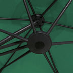 Sonnenschirm mit Stahl-Mast 300 cm Grün