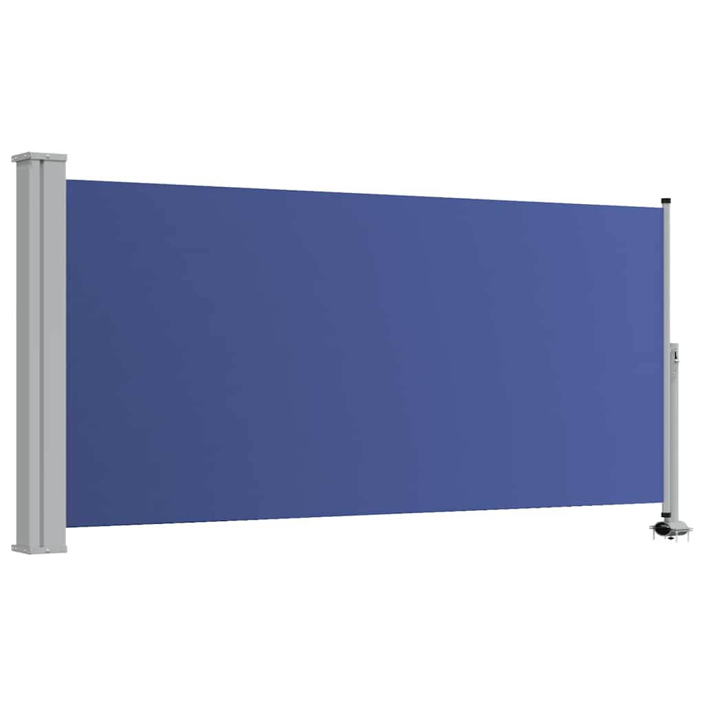 Ausziehbare Seitenmarkise 120x300 cm Blau