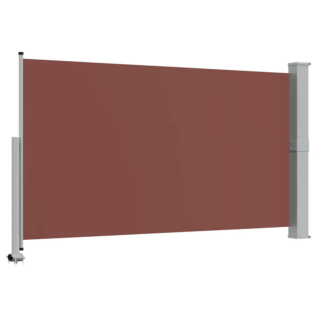 Ausziehbare Seitenmarkise 140 x 300 cm Braun