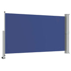 Ausziehbare Seitenmarkise 140 x 300 cm Blau