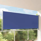 Ausziehbare Seitenmarkise 140 x 300 cm Blau