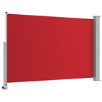 Ausziehbare Seitenmarkise 160x300 cm Rot