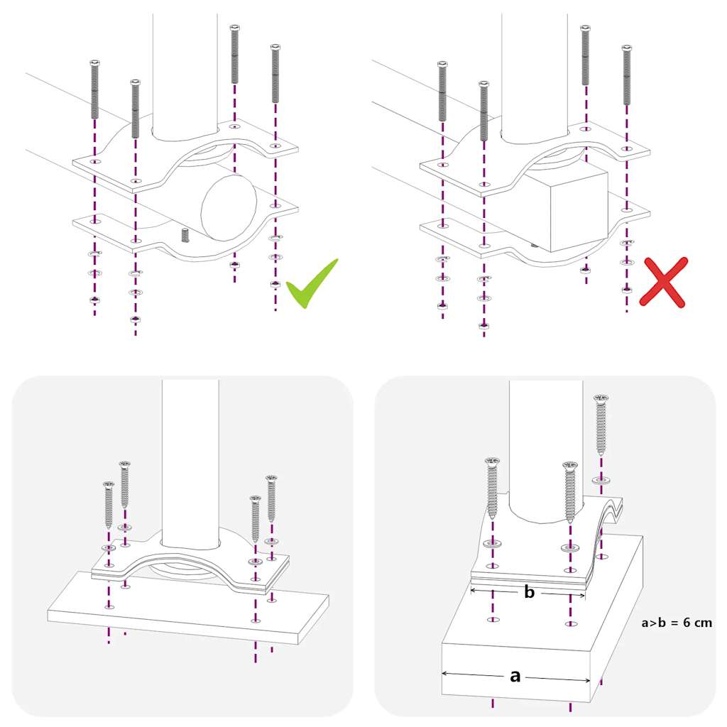 Ausziehbare Seitenmarkise 80×300 cm Schwarz