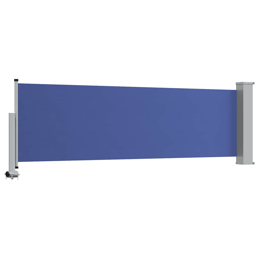 Ausziehbare Seitenmarkise 80×300 cm Blau