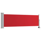 Ausziehbare Seitenmarkise 80×300 cm Rot