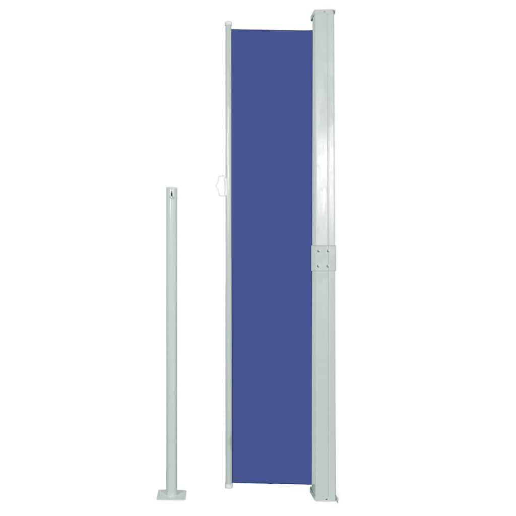 Ausziehbare Seitenmarkise 170×300 cm Blau