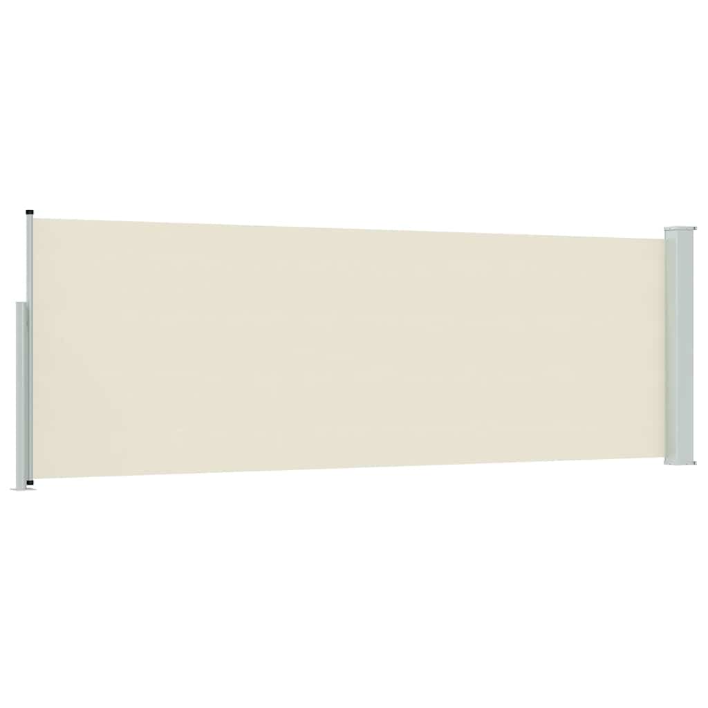 Ausziehbare Seitenmarkise 100x300 cm Creme
