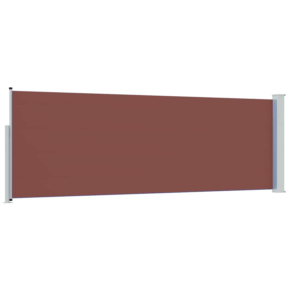 Ausziehbare Seitenmarkise 100x300 cm Braun
