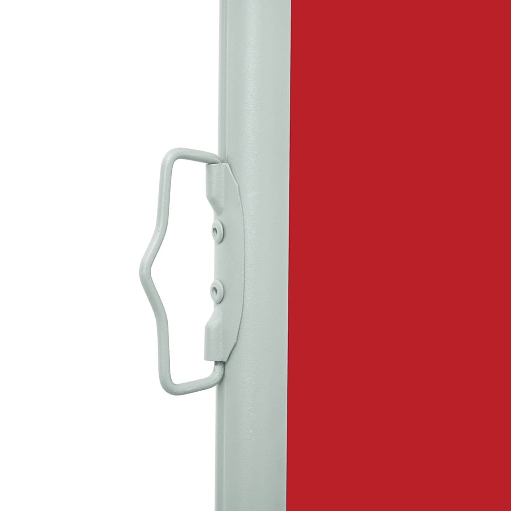 Ausziehbare Seitenmarkise 100×500 cm Rot