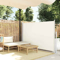 Ausziehbare Seitenmarkise 140×500 cm Creme