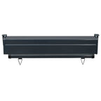 Balkon-Seitenmarkise 85x250 cm Schwarz