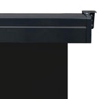 Balkon-Seitenmarkise 105x250 cm Schwarz