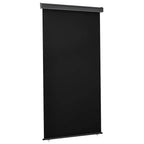 Balkon-Seitenmarkise 125x250 cm Schwarz