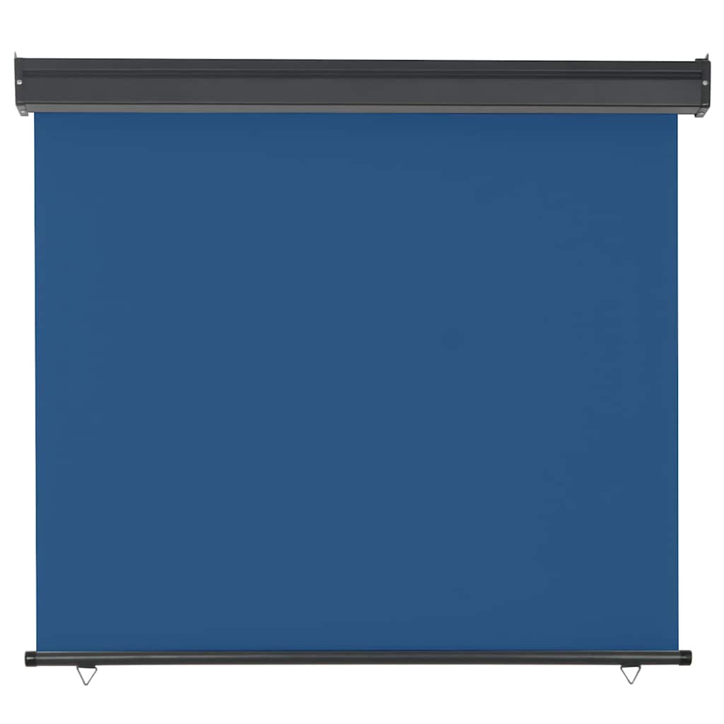Balkon-Seitenmarkise 125x250 cm Blau