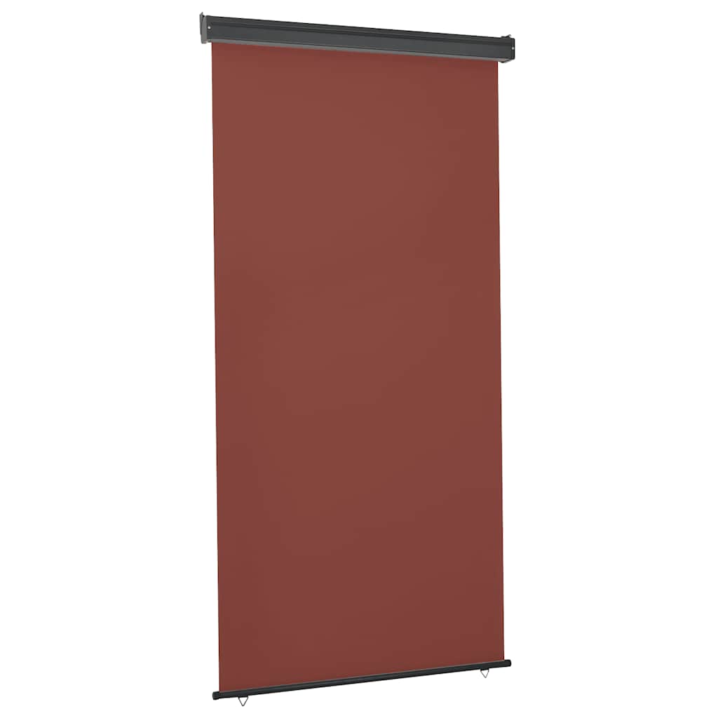 Balkon-Seitenmarkise 125x250 cm Braun