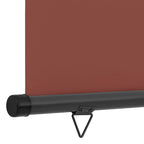 Balkon-Seitenmarkise 125x250 cm Braun