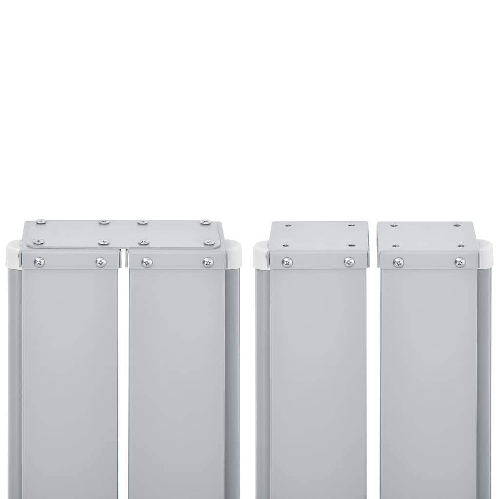 Ausziehbare Seitenmarkise Cremeweiß 100 x 600 cm