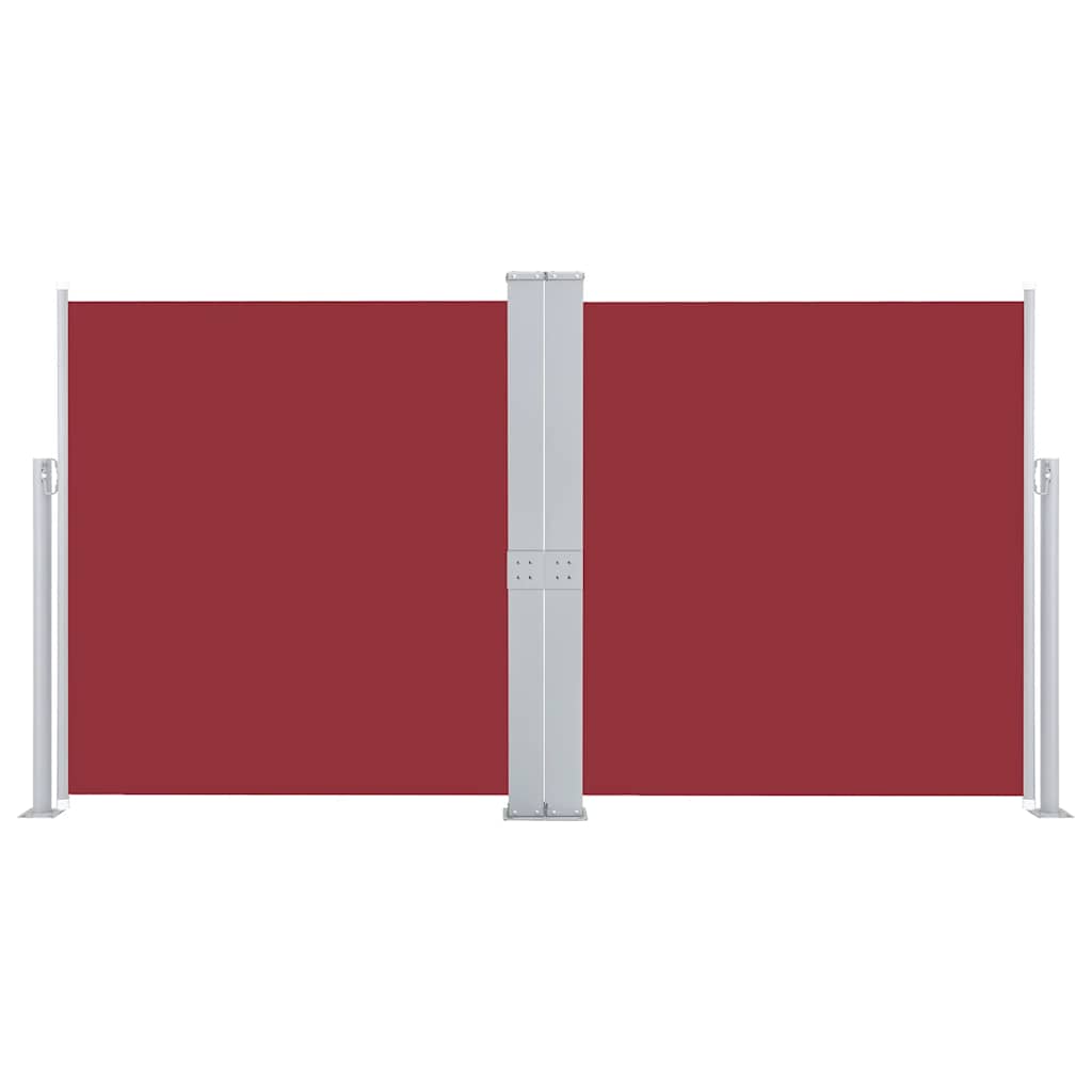 Ausziehbare Seitenmarkise 170 x 600 cm Rot